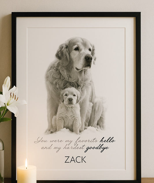Custom_dog_memorial_poster_personalized_pet_portrait_print_from_photo